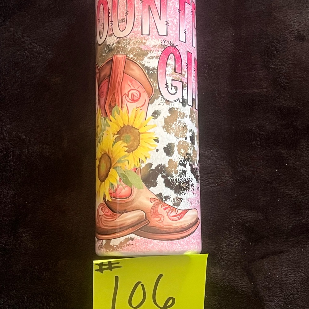 Pink Cowgirl Tumbler